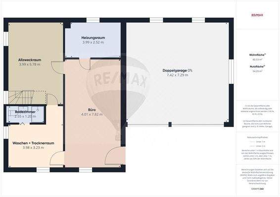 Grundriss Wohnhaus UG