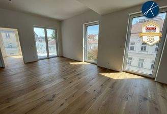 Wohnzimmer, Parkett, 36 m²