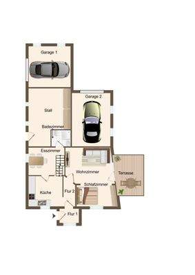 Grundriss Nebenhaus EG