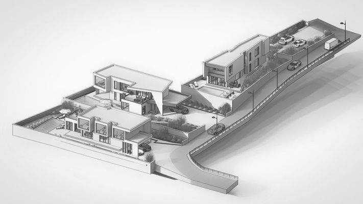 Visualisierung der Villa