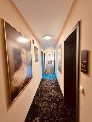 Flur Hotelzimmer