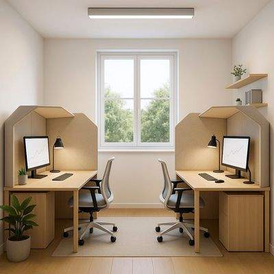 WG Arbeitszimmer im Souterrain_Visualisierung