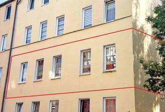 Blick auf die Wohnung