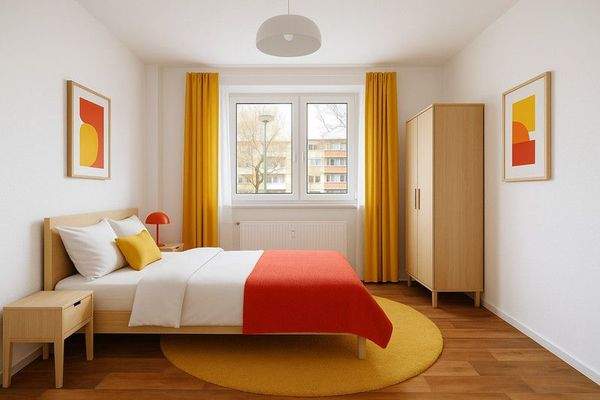 Digitale Möblierung - Schlafzimmer