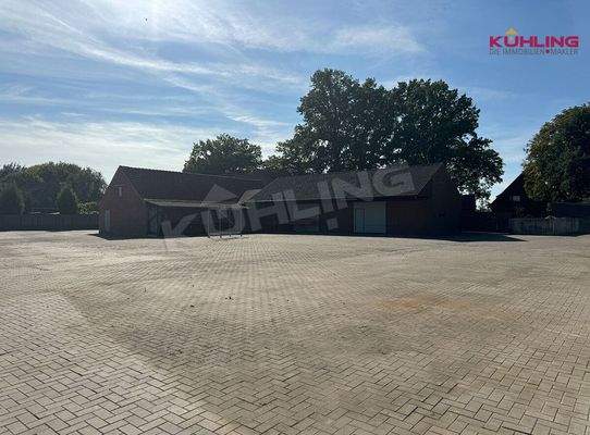 Blick auf die Maschinenhalle