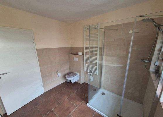 Bad mit großer Dusche im EG