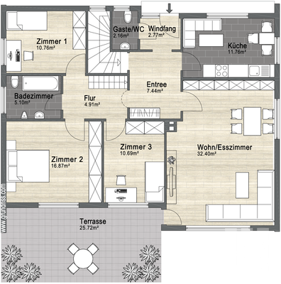 Grundriss Erdgeschoss