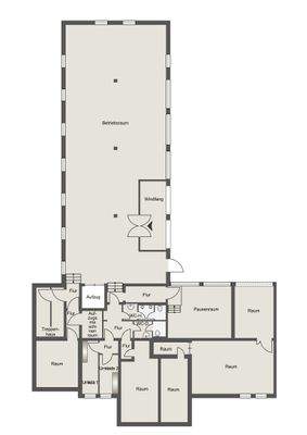 Grundriss Gewerbefläche