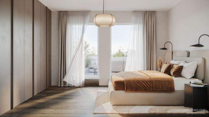 Schlafzimmerambiente in Berlin-Weißensee