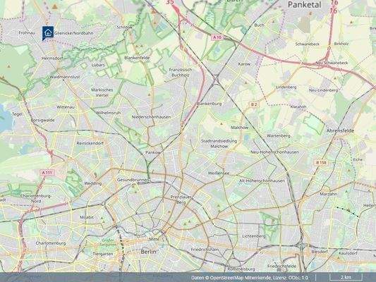 Kartenansicht Makrolage