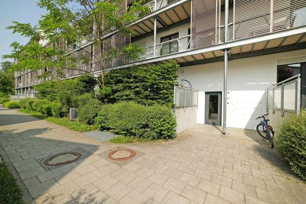 Rückansicht Gebäude