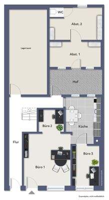 Grundriss Gewerbe EG