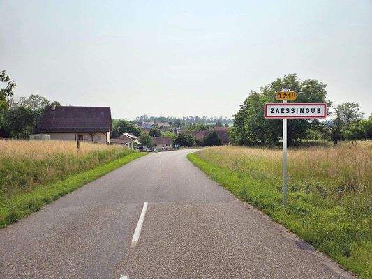 Ortseinfahrt der Gemeinde