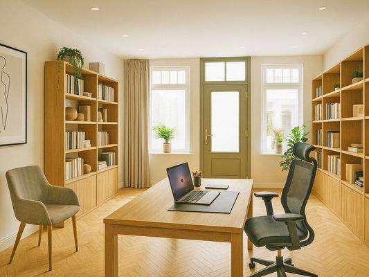 KI generiert // Ein mögliches Büro