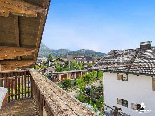 Balkonblick Richtung Wank