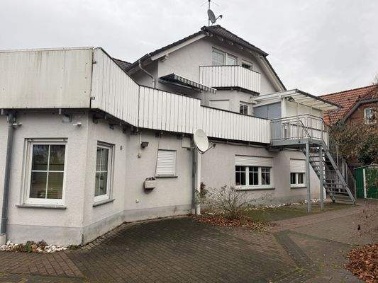 Seitenansicht der Dachterrasse