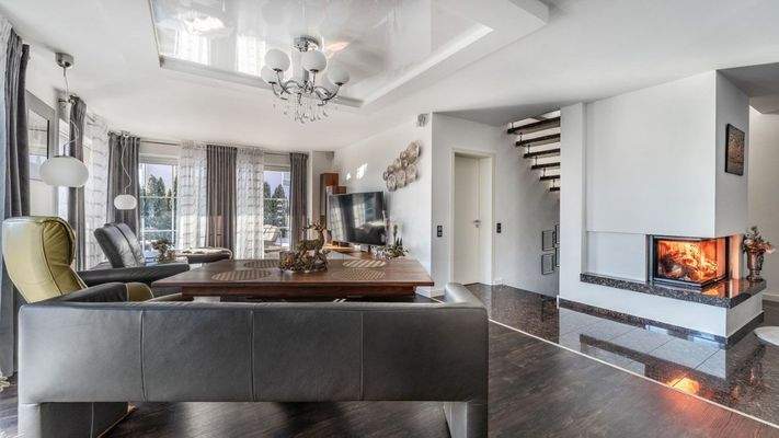 Wohnzimmer im Erdgeschoss