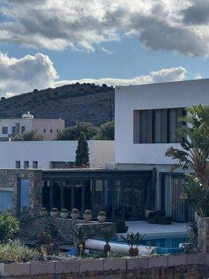Kreta, Plaka Elounda: Luxuriöse Villa mit 6 Schlafzimmern und Blick auf die Insel Spinalonga