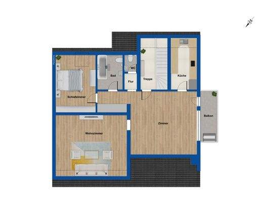 Grundriss Dachgeschoss