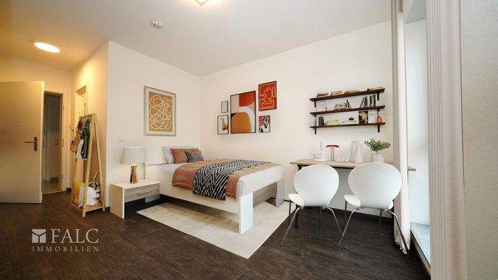 Einblick in ein Appartement