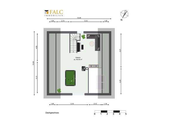 Grundriss Dachgeschoss