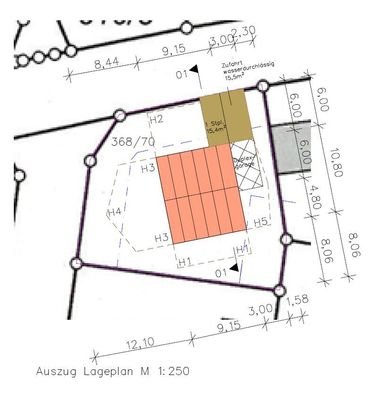 Auszug Lageplan