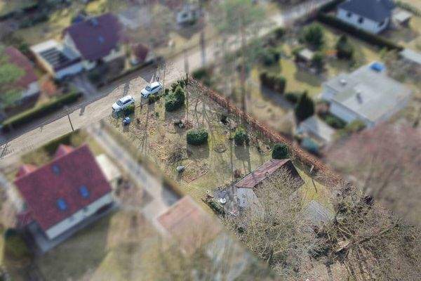 Luftbild Grundstück von hinten