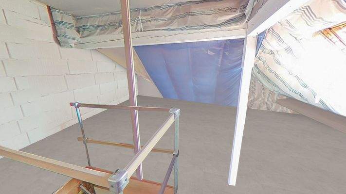 Dachraum virtuell entrümpelt