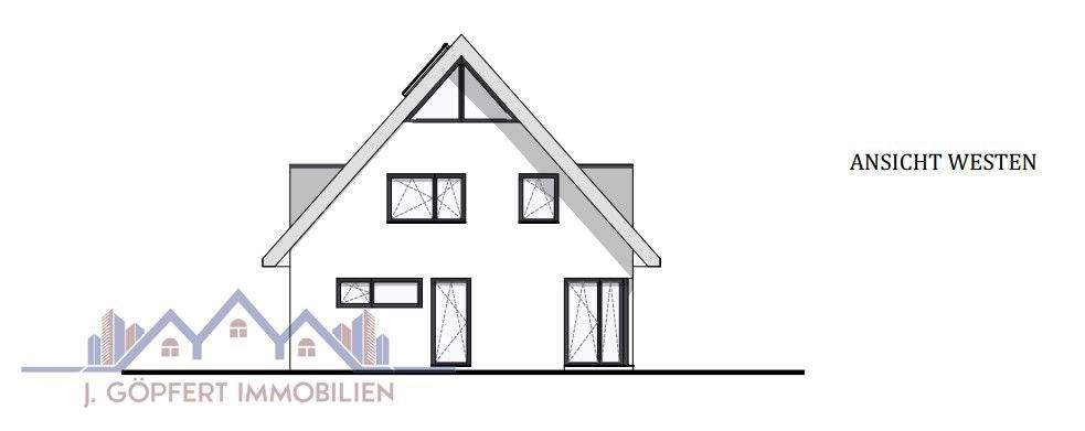 geplantes Haus West-Seite