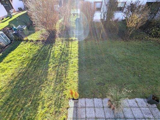 Blick in den Gemeinschaftsgarten