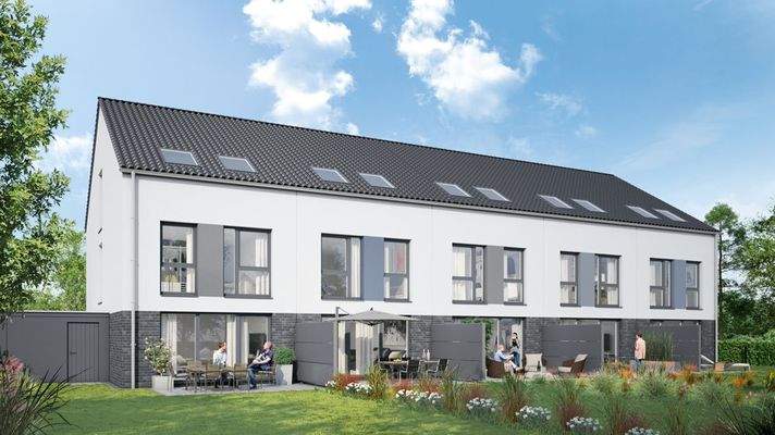 Perspektive Gartenansicht