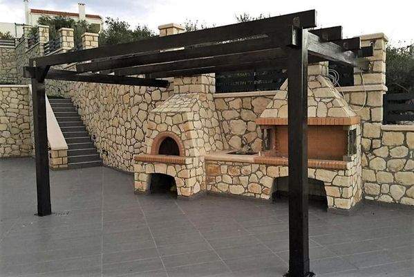 Kreta, Kera: Elegante Steinvilla mit Meerblick und Hamam zu verkaufen