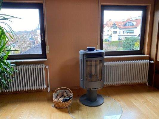 Kaminofen im Wohnbereich