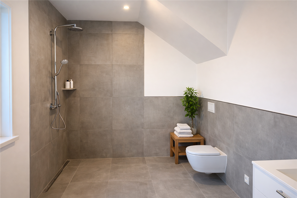 Badezimmer im Erdgeschoss - Altersgerecht und barr