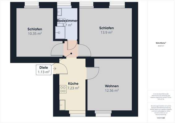 Grundriss Haus 1 2.OG