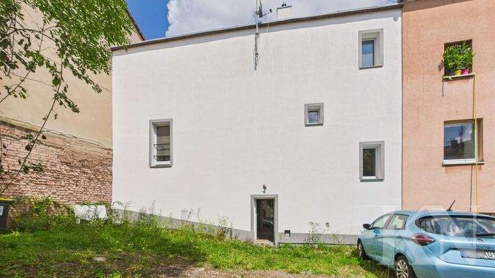 Rückansicht, Innenhof 