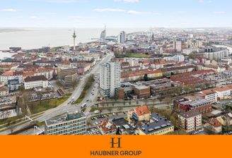 Luftbild mit Weserblick