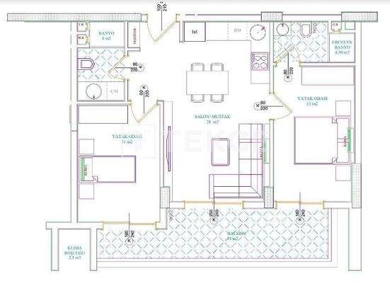 New Apartments Close to the Sea in Avsallar Alanya