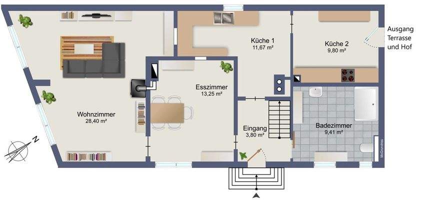 Grundriss Erdgeschoss