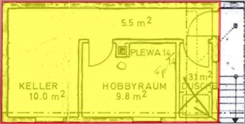 Grundriss Untergeschoss