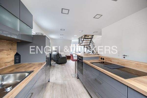 Moderne, offene Küche