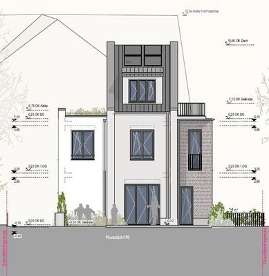 Ansicht West EFH