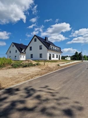 Doppelhäuser Ansicht Straßenseite