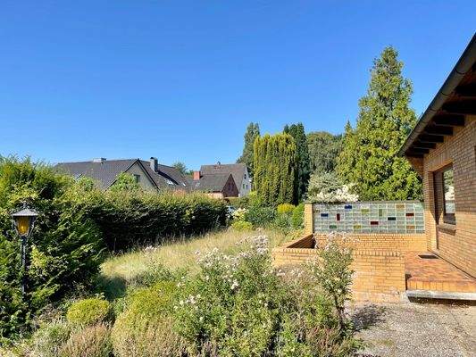 Terrasse vor dem Wohnbereich