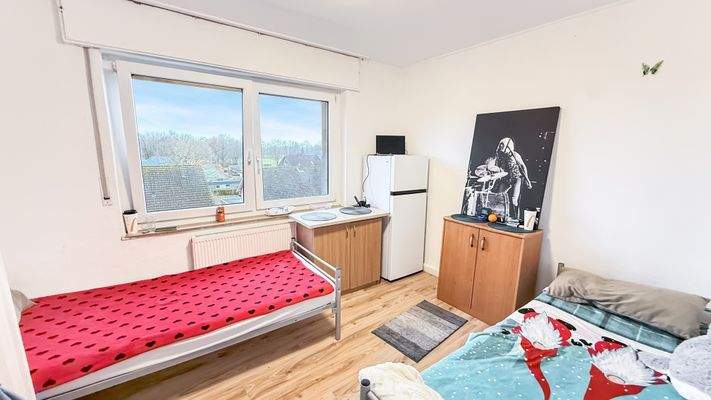 Schlafzimmer exemplarische Wohneinheit