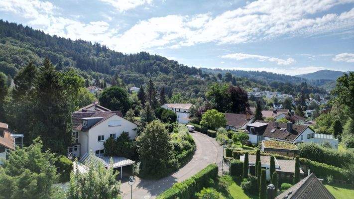 Blick über die umliegende Nachbarschaft in Herdern