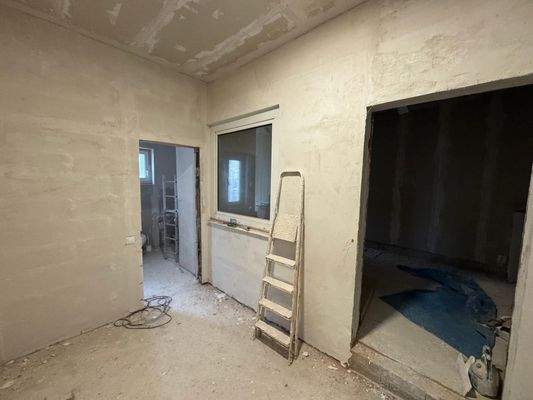 Wohnung EG: Rohbau