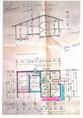 Plan mit Anmerkung. Entspricht nicht 100% der Realität.