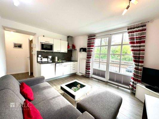 Wohnbereich mit Küche