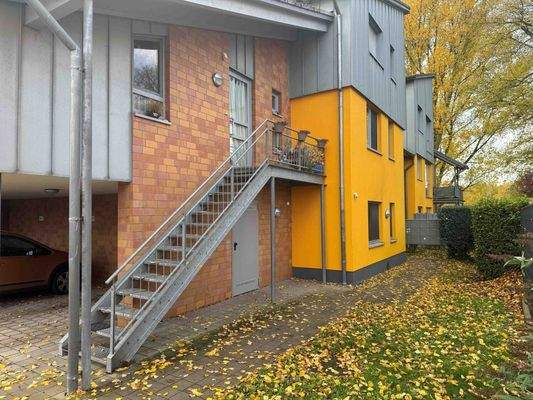 Der Weg zum Hauseingang